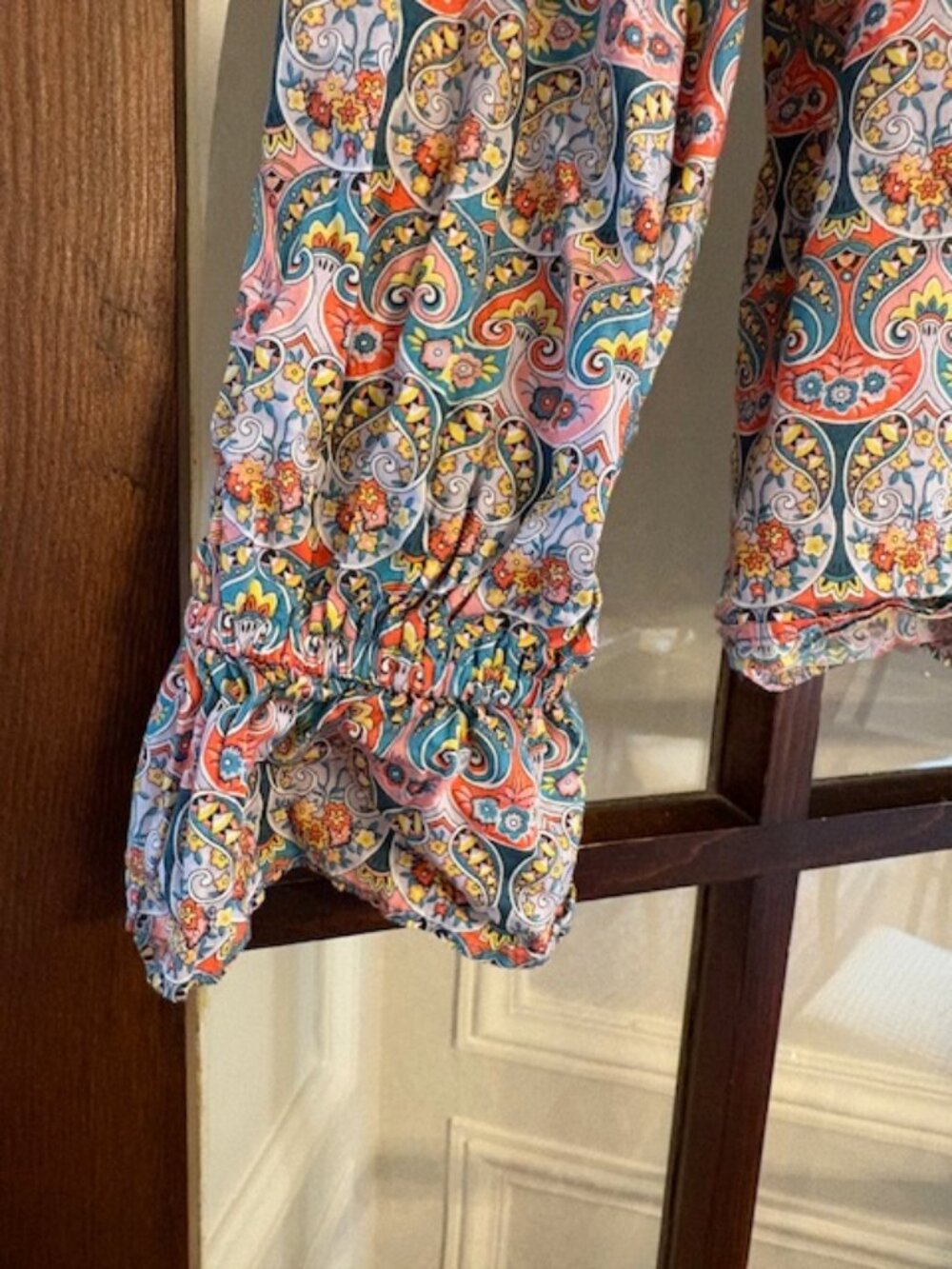 J.Crew x Liberty of London Paisley Print Blouse, Size Medium - Picture 3 of 6